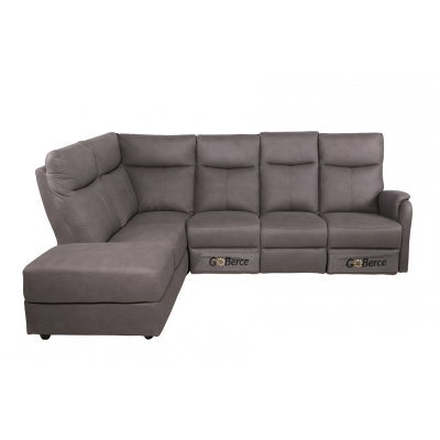 Power Reclining Sectional 6377 with left lounger (V02)